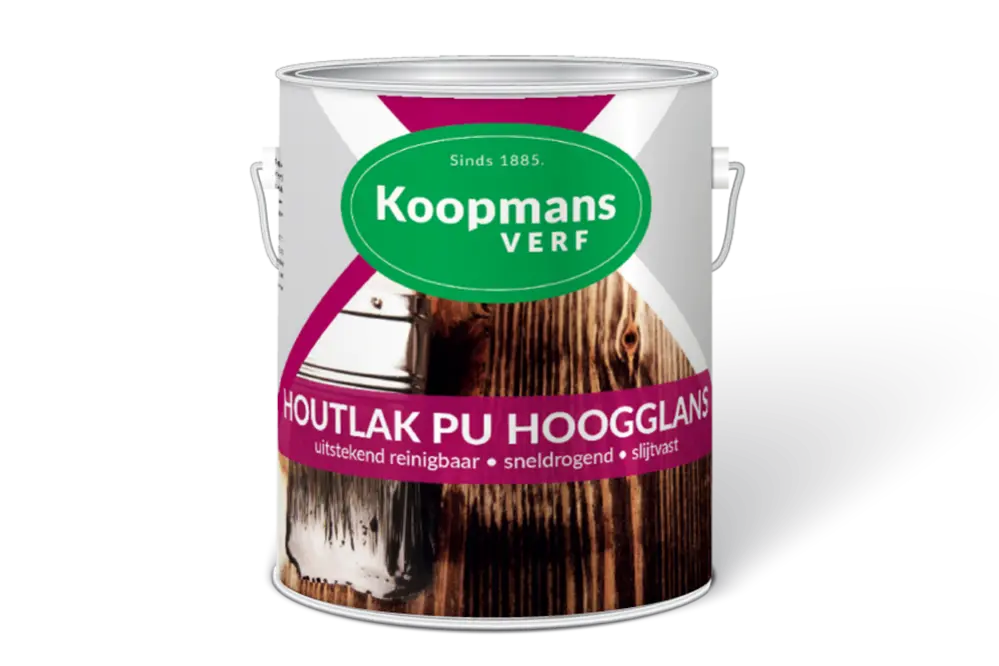 Blanke lak & Beits - Houtlak-PU-Hoogglans-Koopmans-Verf-verfcompleet.nl