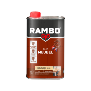 Aan het liegen ijsje meest Rambo Meubel Olie Transparant Mat 0,5L | Verfcompleet.nl